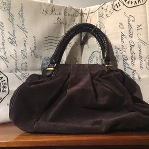 Banana Republic Large brown suede shoulder bag
